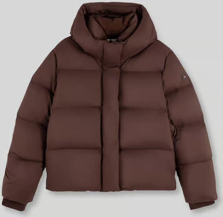 Tommy Hilfiger Regular fit donsjack met capuchon