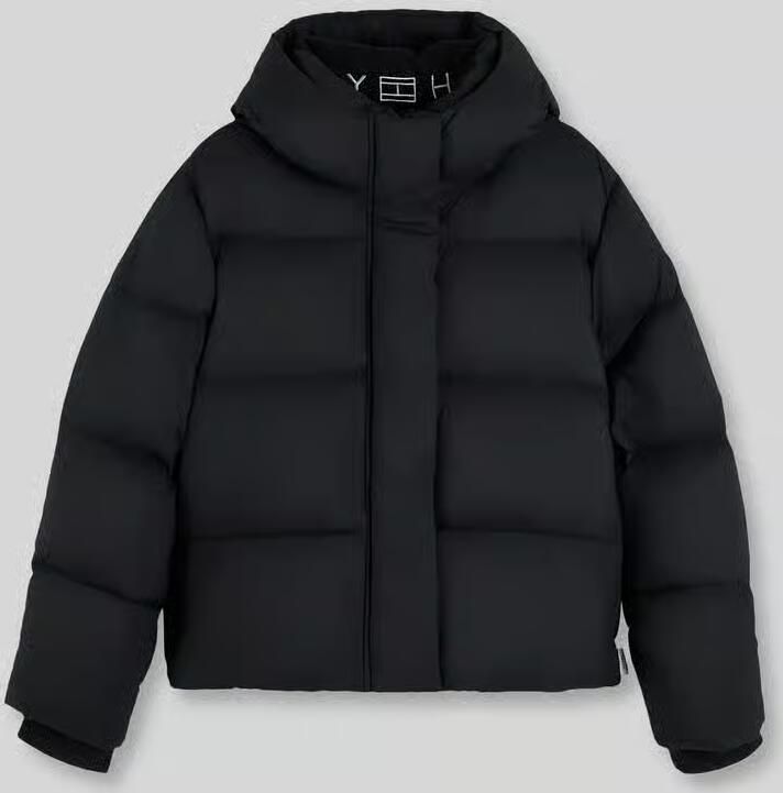 Tommy Hilfiger Regular fit donsjack met capuchon