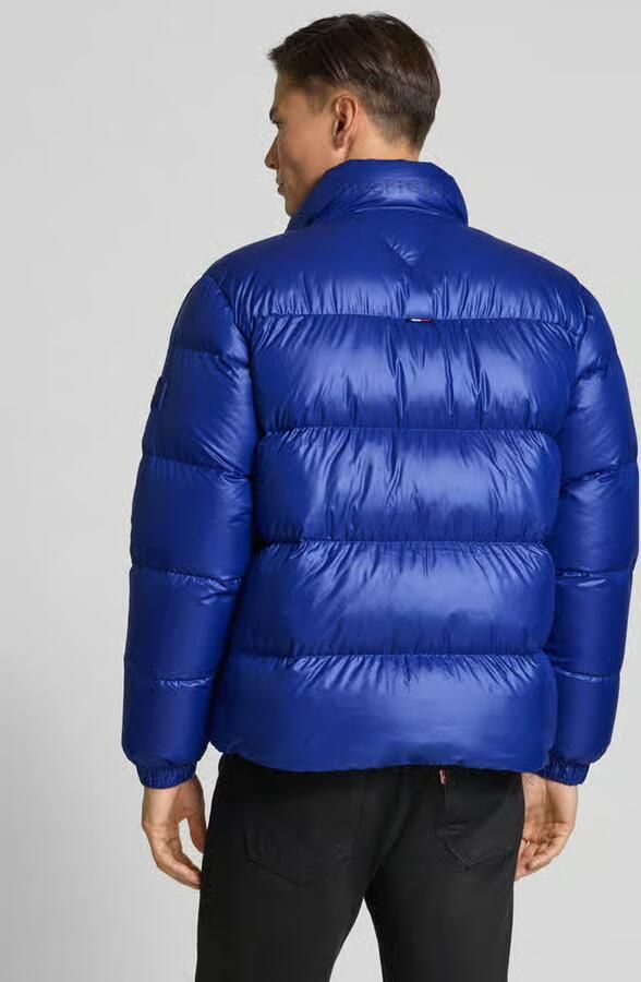 Tommy Hilfiger Regular fit donsjack met doorgestikte naden