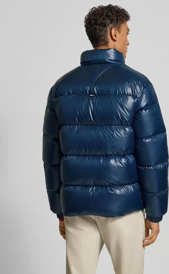 Tommy Hilfiger Regular fit donsjack met doorgestikte naden