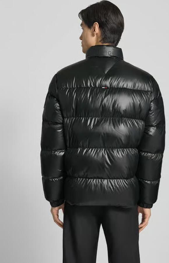 Tommy Hilfiger Regular fit donsjack met doorgestikte naden