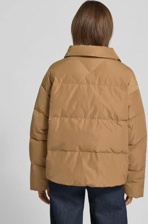 Tommy Hilfiger Regular fit donsjack met labelstitching
