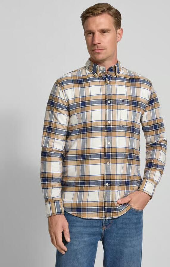 TOMMY HILFIGER Heren Overhemden Hero Flannel Tartn Chck Rf Shirt Multi - Foto 9