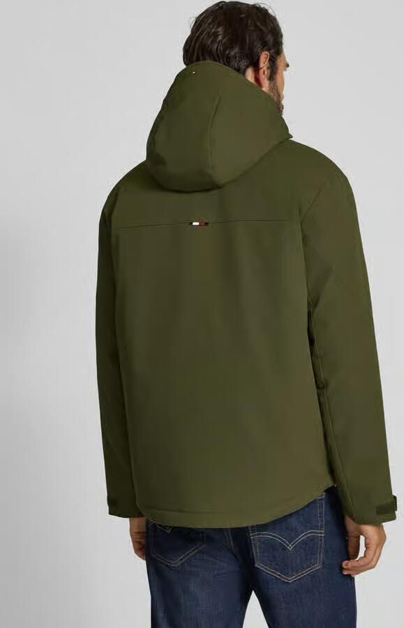 Tommy Hilfiger Regular fit functioneel jack met capuchon