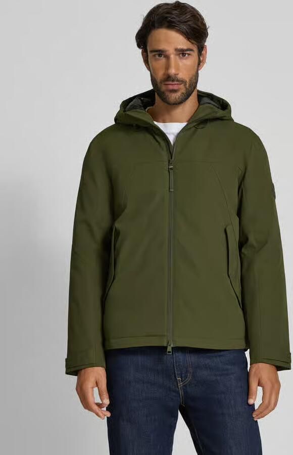 Tommy Hilfiger Regular fit functioneel jack met capuchon - Foto 2