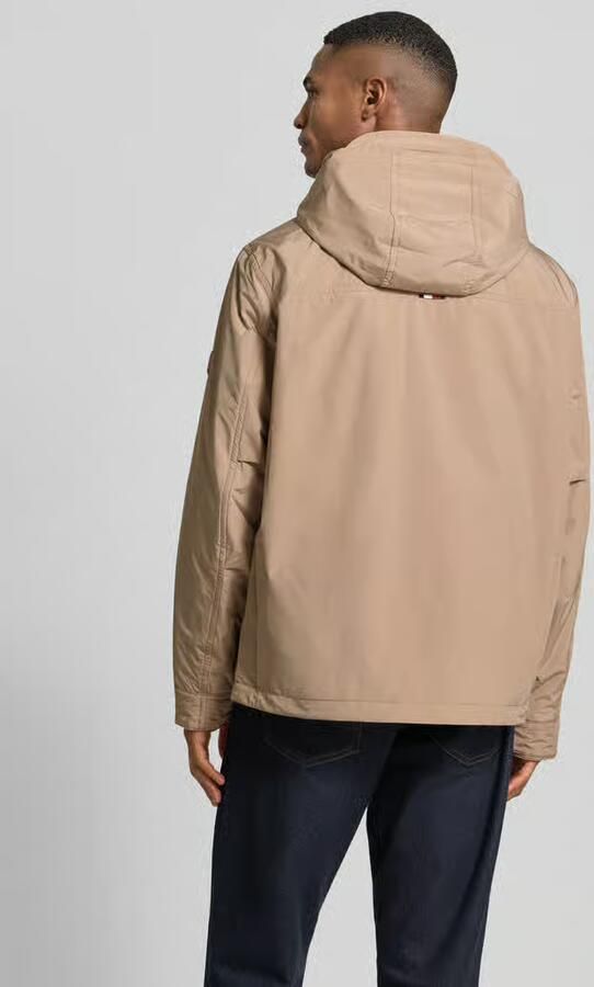 Tommy Hilfiger Regular fit functioneel jack met capuchon
