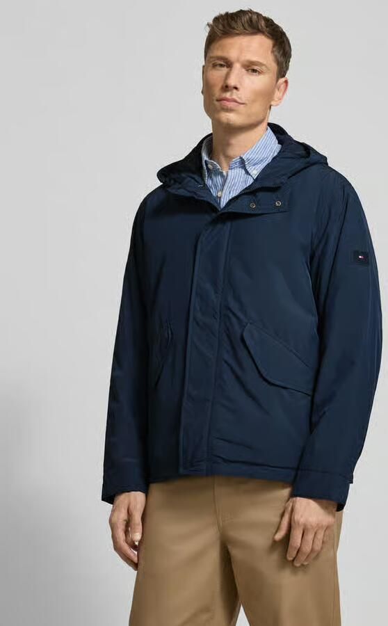 Tommy Hilfiger Regular fit functioneel jack met capuchon - Foto 2