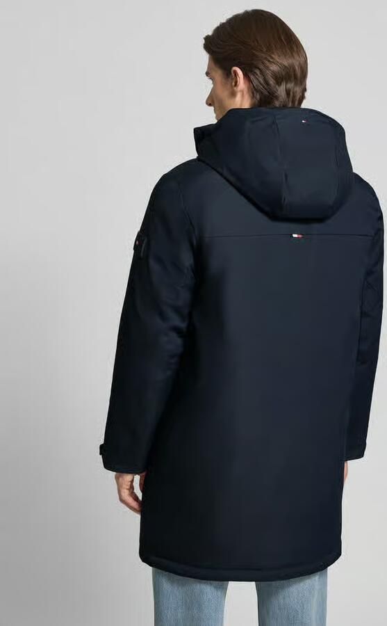 TOMMY HILFIGER Heren Jassen Tech Hooded Padded Parka Donkerblauw - Foto 5