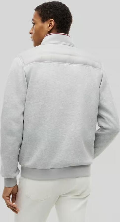 Tommy Hilfiger regular fit gebreid jack met doorgestikte inzet van katoenmix - Foto 2