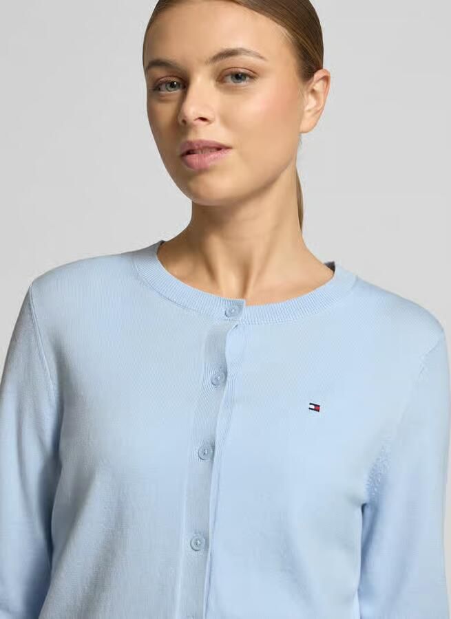 Tommy Hilfiger Regular fit gebreid jack van katoenmix - Foto 1