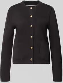 Tommy Hilfiger Regular fit gebreid jack van katoenmix