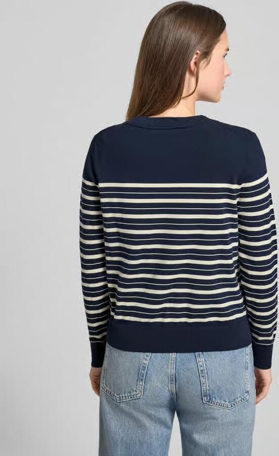 Tommy Hilfiger Regular fit gebreid jack van katoenmix