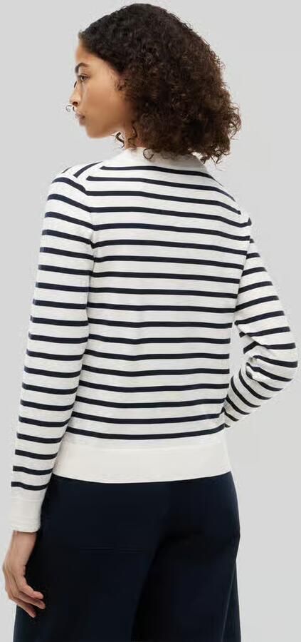Tommy Hilfiger regular fit gebreid jack van katoenmix met gouden knopen - Foto 4