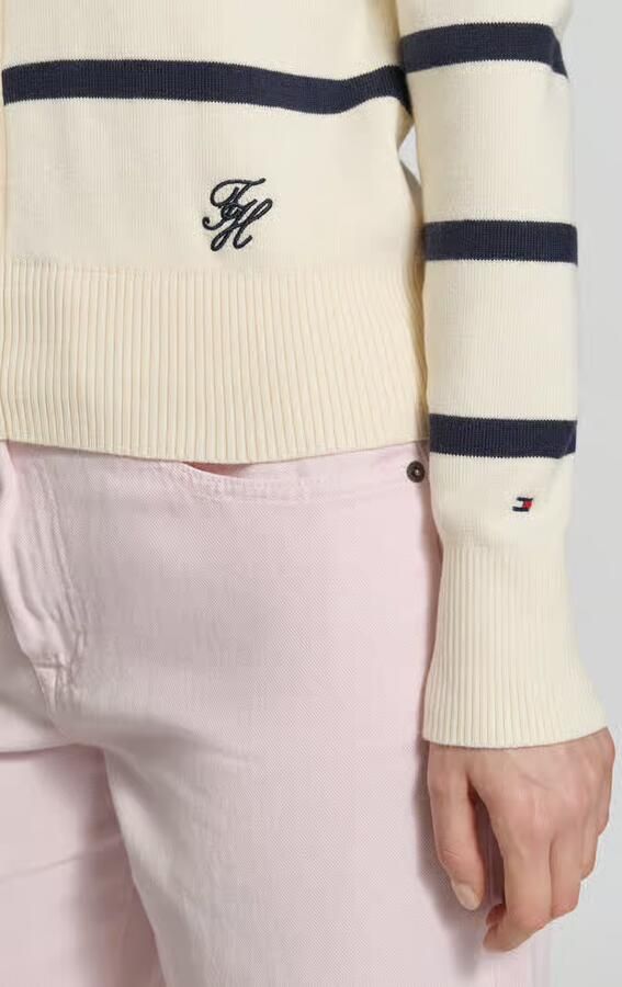 Tommy Hilfiger Regular fit gebreid jack van puur katoen - Foto 2