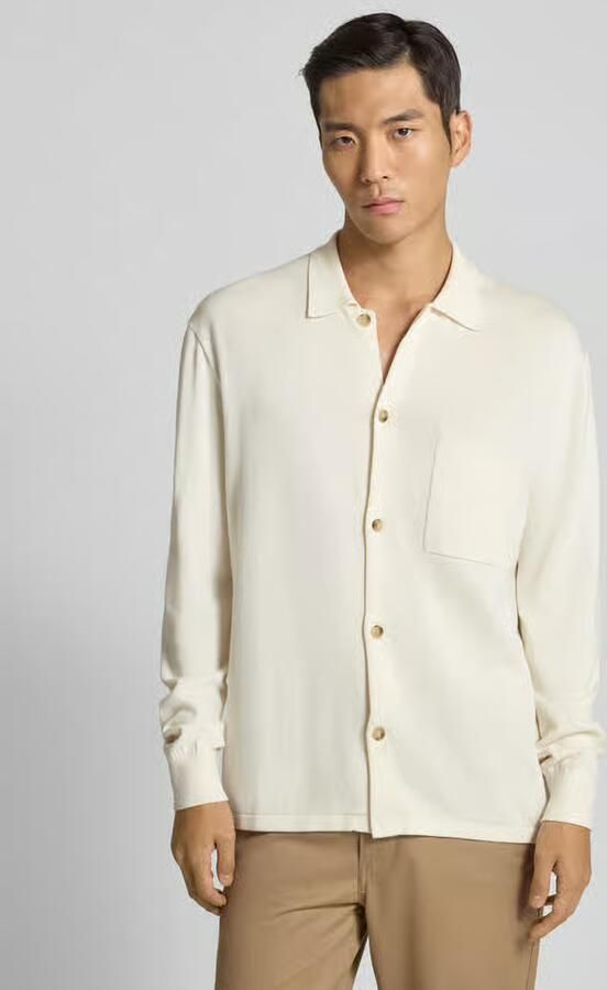 Tommy Hilfiger Regular fit gebreid jack van puur katoen - Foto 2