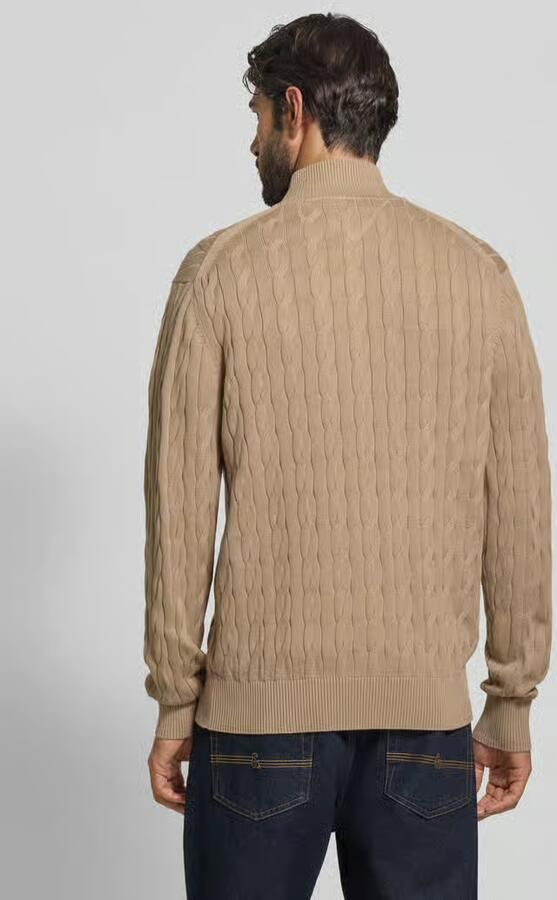 Tommy Hilfiger Regular fit gebreid jack van puur katoen - Foto 6