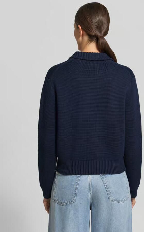 Tommy Hilfiger Regular fit gebreid jack van puur katoen - Foto 2