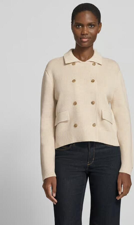 Tommy Hilfiger Regular fit gebreid jack van puur katoen - Foto 2