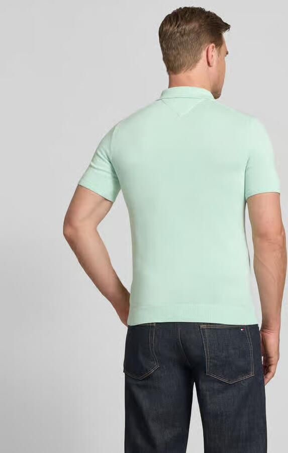 Tommy Hilfiger regular fit gebreid poloshirt van puur katoen - Foto 2