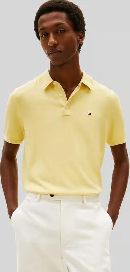 Tommy Hilfiger regular fit gebreid poloshirt van puur katoen - Foto 4