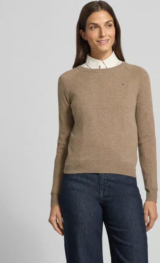 Tommy Hilfiger Regular fit gebreide pullover van een mix van wol en kasjmier - Foto 2