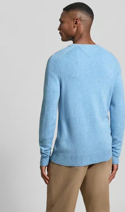 TOMMY HILFIGER Heren Truien & Vesten Lambswool Crew Neck Lichtblauw - Foto 5