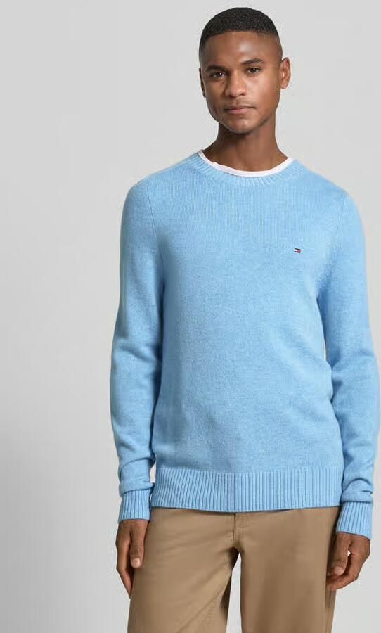 TOMMY HILFIGER Heren Truien & Vesten Lambswool Crew Neck Lichtblauw - Foto 6
