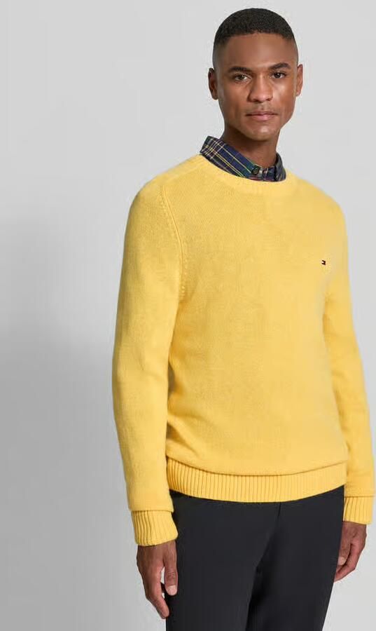 Tommy Hilfiger Regular fit gebreide pullover van het fijnste wol - Foto 2