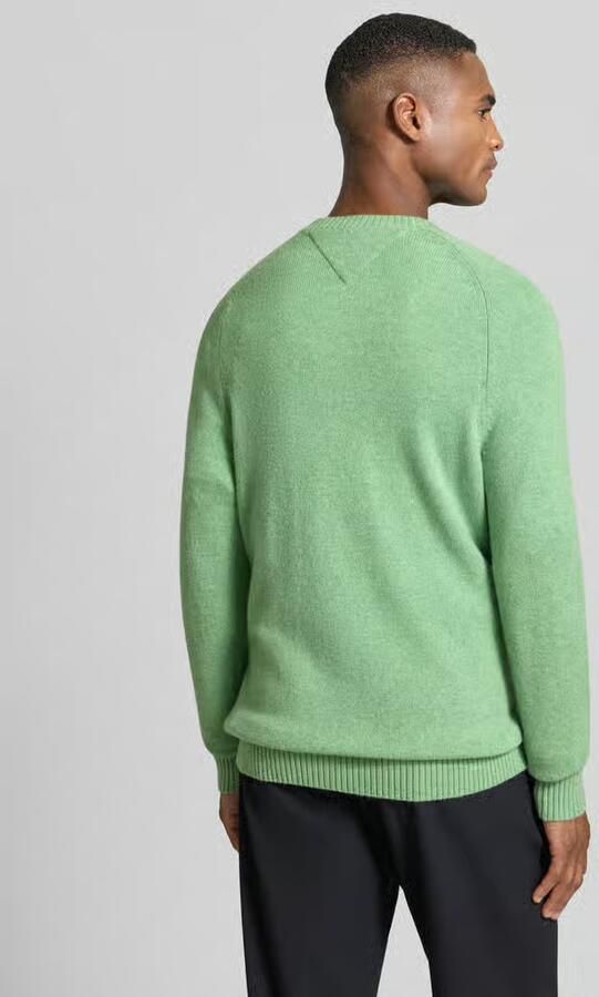 Tommy Hilfiger Regular fit gebreide pullover van het fijnste wol