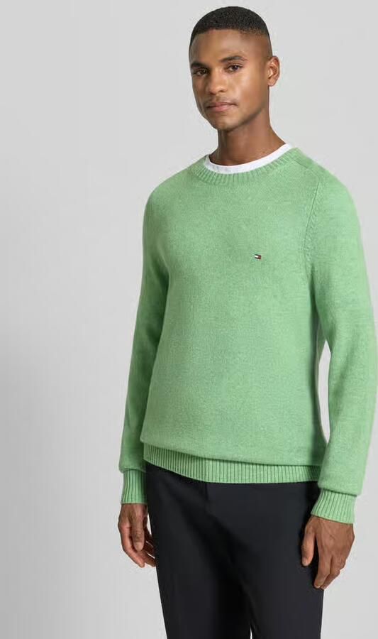 Tommy Hilfiger Regular fit gebreide pullover van het fijnste wol - Foto 2