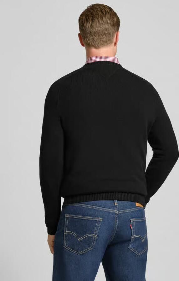 Tommy Hilfiger Regular fit gebreide pullover van het fijnste wol