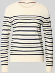 Tommy Hilfiger Regular fit gebreide pullover van katoenmix