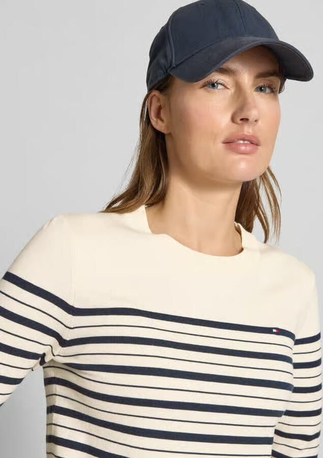Tommy Hilfiger Regular fit gebreide pullover van katoenmix - Foto 2