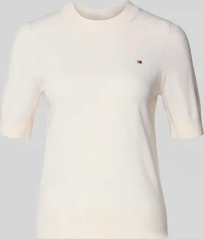 Tommy Hilfiger regular fit gebreide pullover van katoenmix - Foto 2