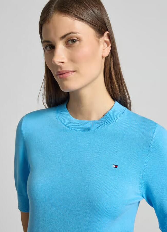 Tommy Hilfiger regular fit gebreide pullover van katoenmix