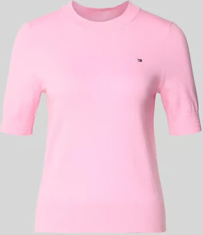 Tommy Hilfiger regular fit gebreide pullover van katoenmix - Foto 2