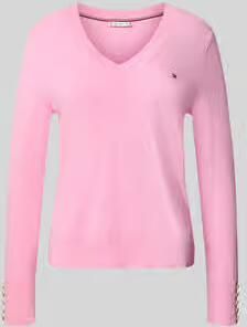 Tommy Hilfiger regular fit gebreide pullover van katoenmix
