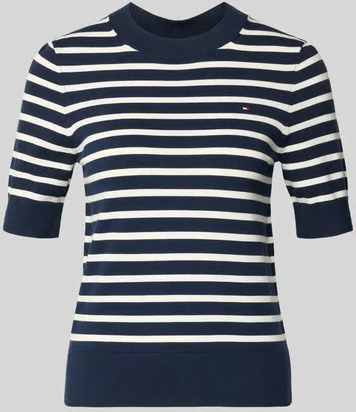 Tommy Hilfiger regular fit gebreide pullover van katoenmix - Foto 2