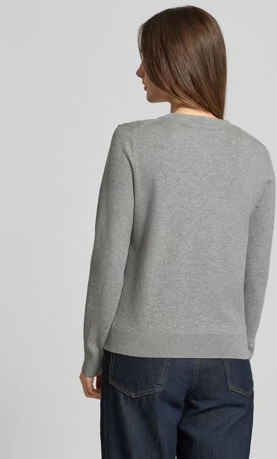 Tommy Hilfiger Regular fit gebreide pullover van katoenmix - Foto 4