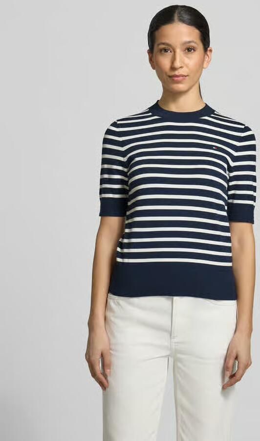 Tommy Hilfiger regular fit gebreide pullover van katoenmix - Foto 4