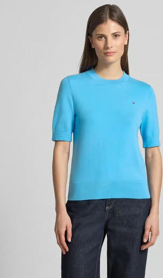 Tommy Hilfiger regular fit gebreide pullover van katoenmix - Foto 4