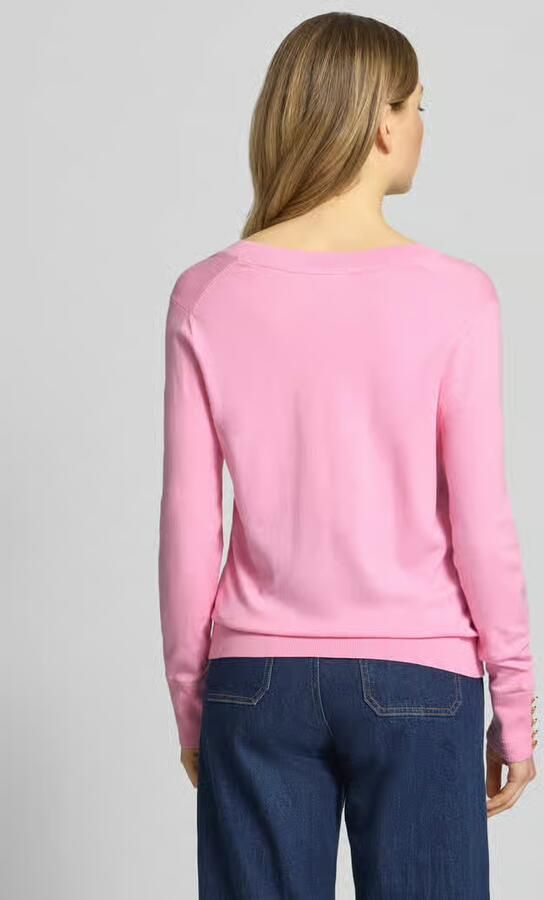 Tommy Hilfiger regular fit gebreide pullover van katoenmix - Foto 3