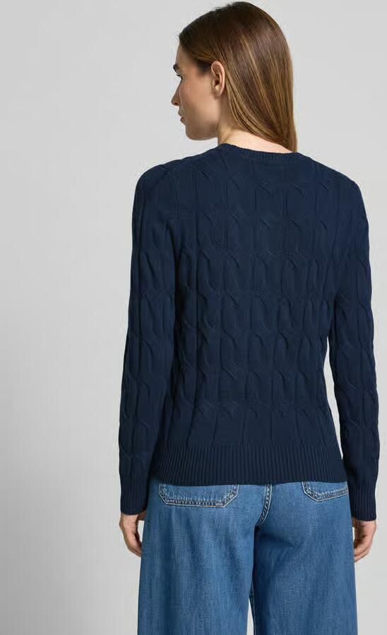 Tommy Hilfiger Gebreide trui SOFT WOOL CABLE C-NK met kabelpatroon van zuivere wol - Foto 6