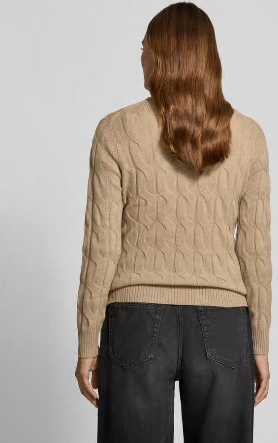 Tommy Hilfiger Gebreide trui SOFT WOOL CABLE C-NK met kabelpatroon van zuivere wol - Foto 10