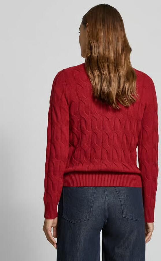 Tommy Hilfiger Regular fit gebreide pullover van pure wol