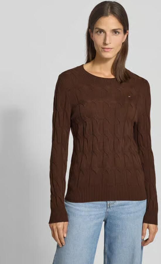 Tommy Hilfiger Regular fit gebreide pullover van pure wol - Foto 2