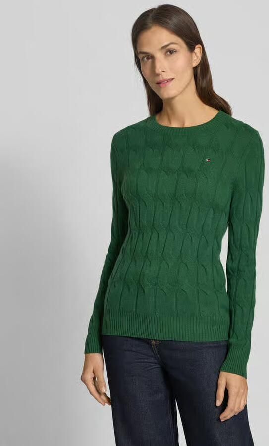 Tommy Hilfiger Regular fit gebreide pullover van pure wol - Foto 2