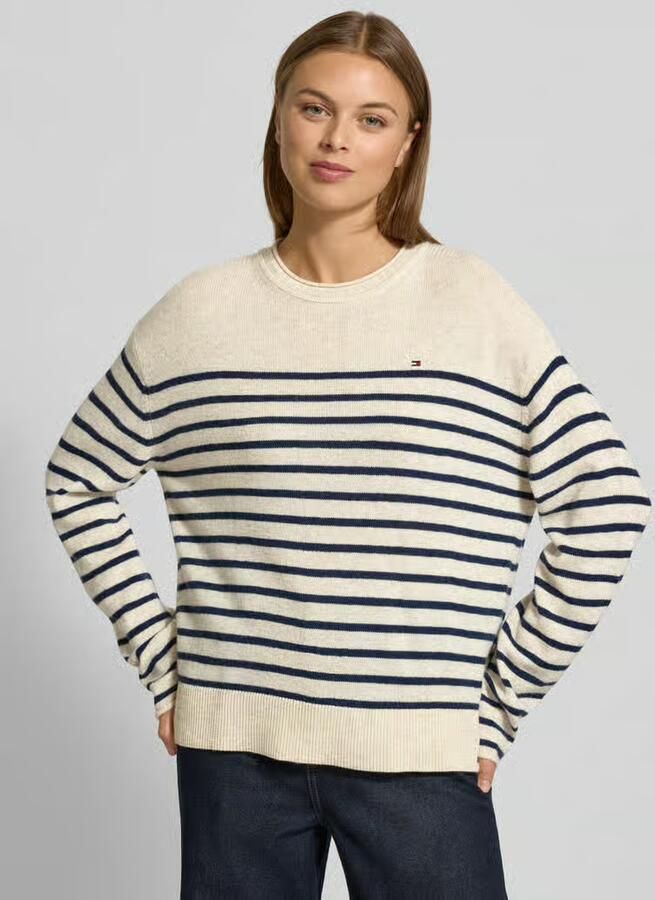 Tommy Hilfiger Regular fit gebreide pullover van pure wol - Foto 7
