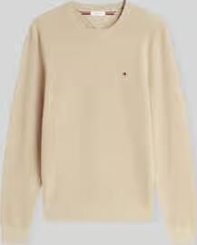 Tommy Hilfiger regular fit gebreide pullover van puur katoen