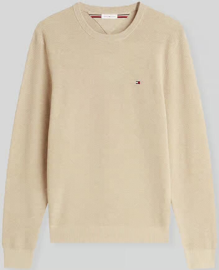 Tommy Hilfiger regular fit gebreide pullover van puur katoen - Foto 2